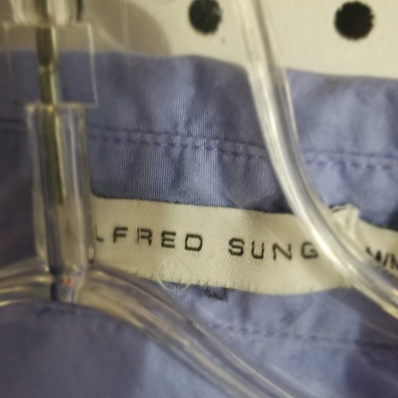 Alfred Sung 3/4 sleeve button down top - Picture 3 of 3